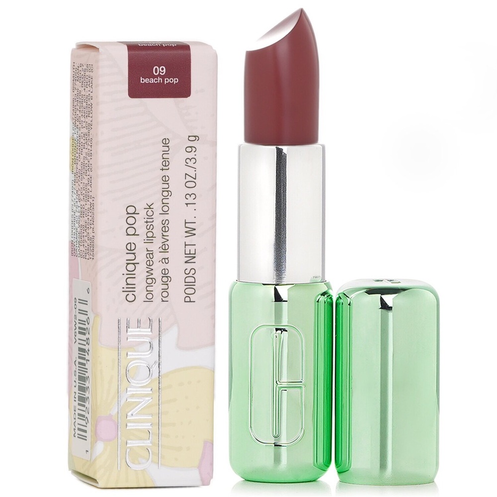 Clinique Pop Longwear Lipstick — Beach Pop (09) Dusty Rose